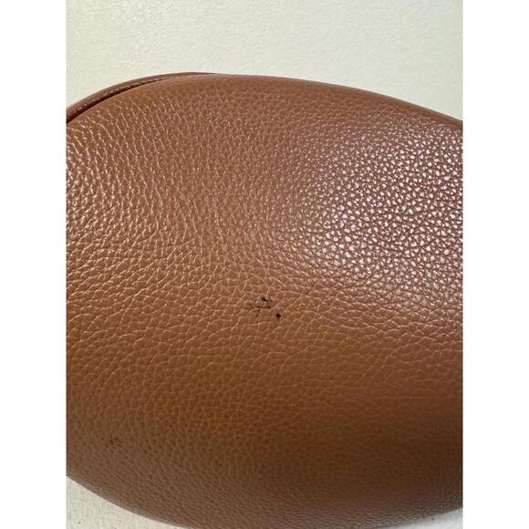 Mansur Gavriel Tan Champagne Bucket Bag with Missing Drawstrings and Stains - Picture 8 of 11